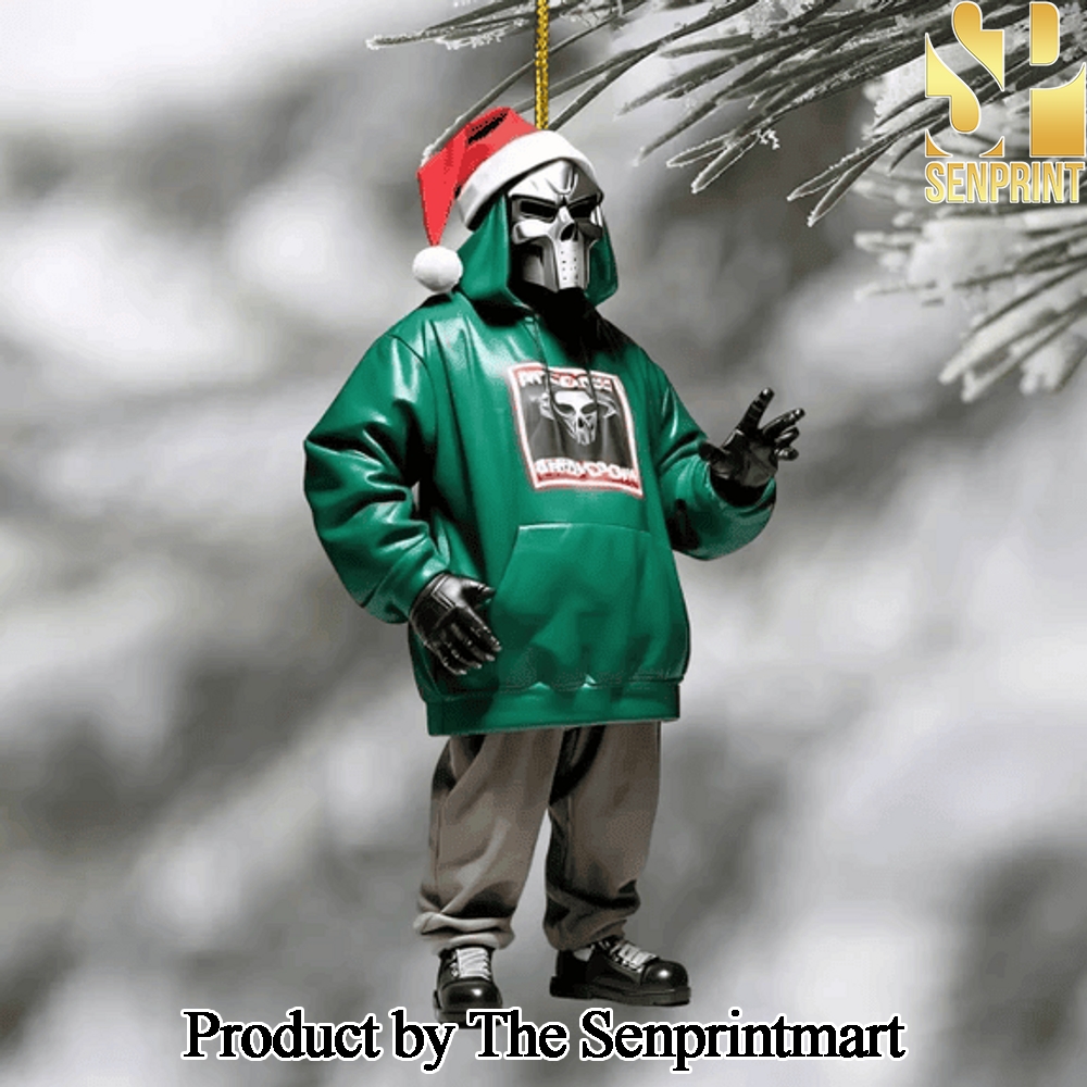 MF DOOM Doomsday For Fan Full Printing Christmas Figurine Ornaments SEN1402