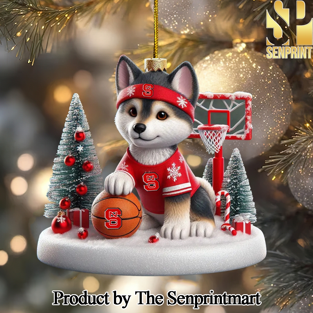 NC State Wolfpack For Fans All Over Printed Christmas Figurine Ornaments SEN1153