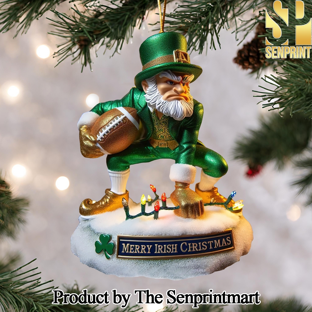 Notre Dame Fighting Irish For Fans 3D Christmas Figurine Ornaments SEN1289