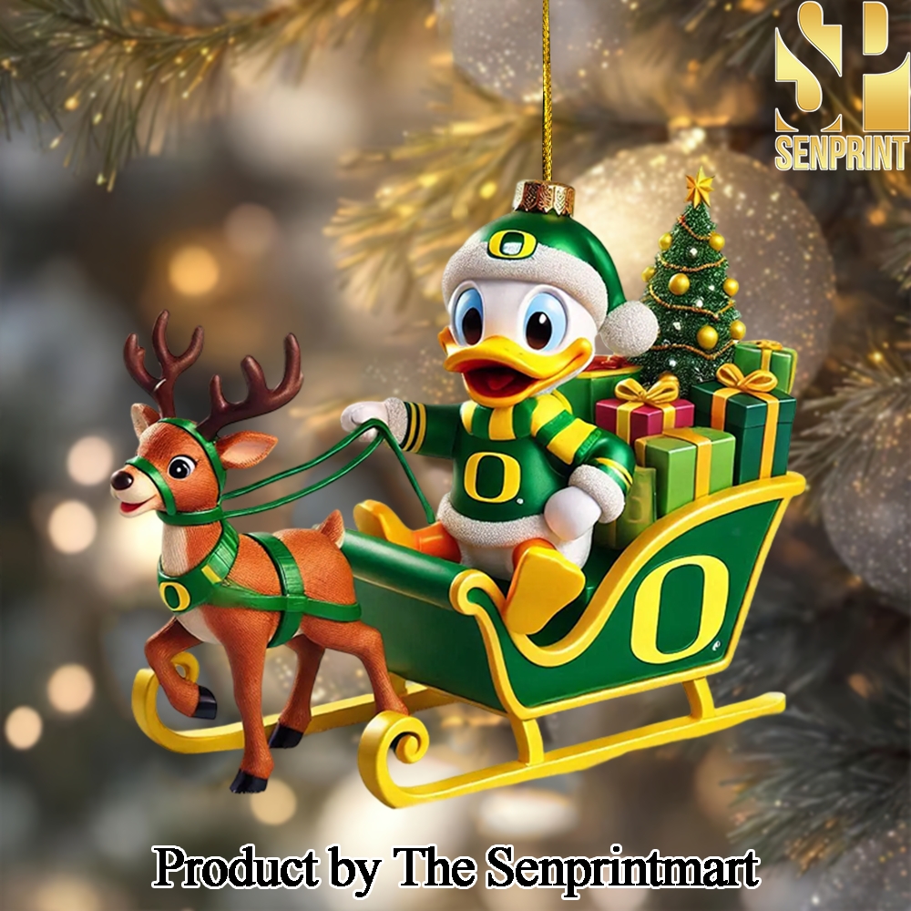 Oregon Ducks For Fans 3D Christmas Figurine Ornaments SEN1257