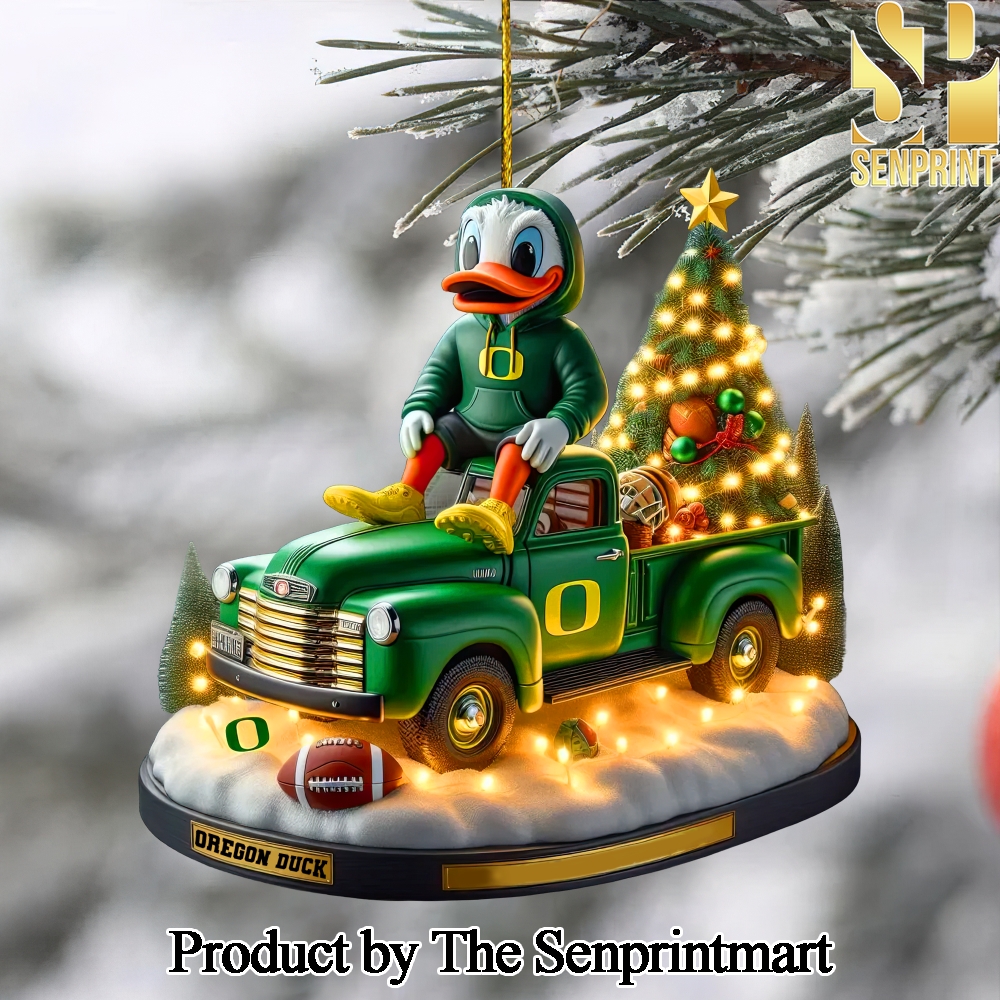 Oregon Ducks For Fans 3D Christmas Figurine Ornaments SEN1369