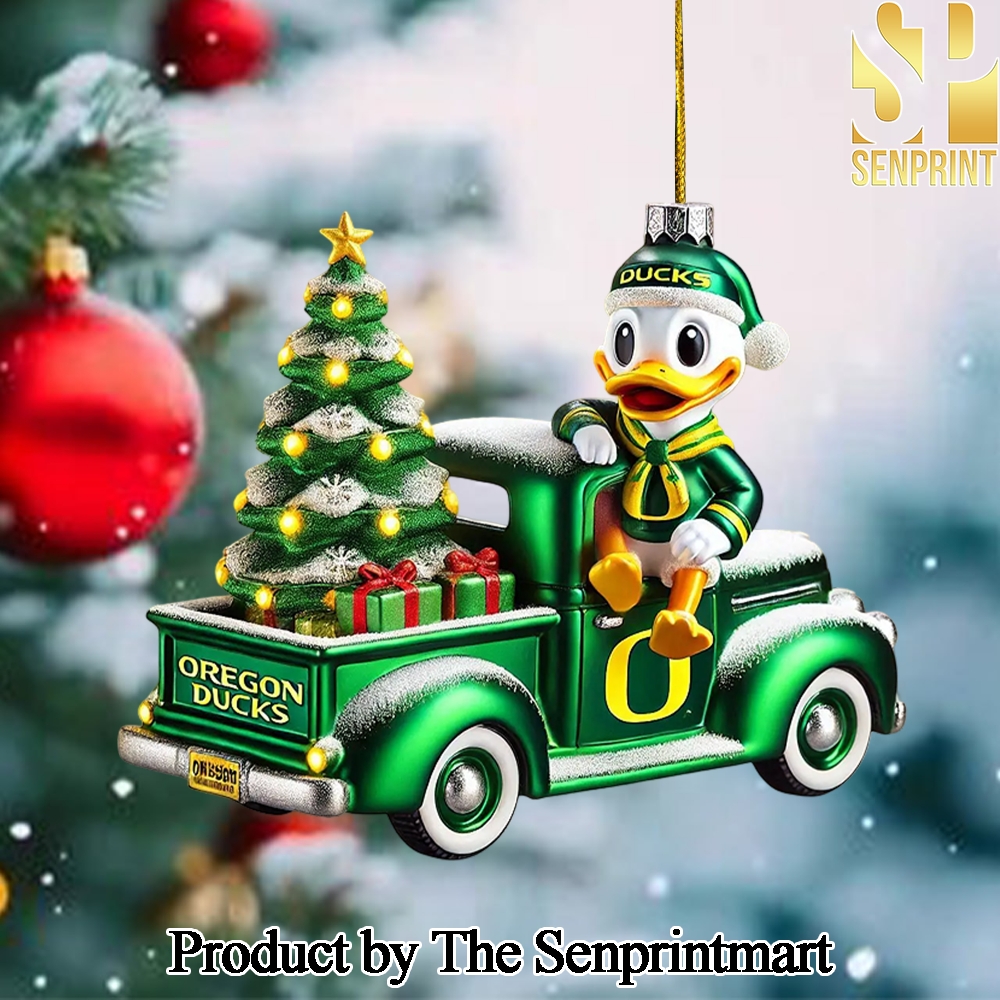 Oregon Ducks For Fans All Over Print Christmas Figurine Ornaments SEN1263