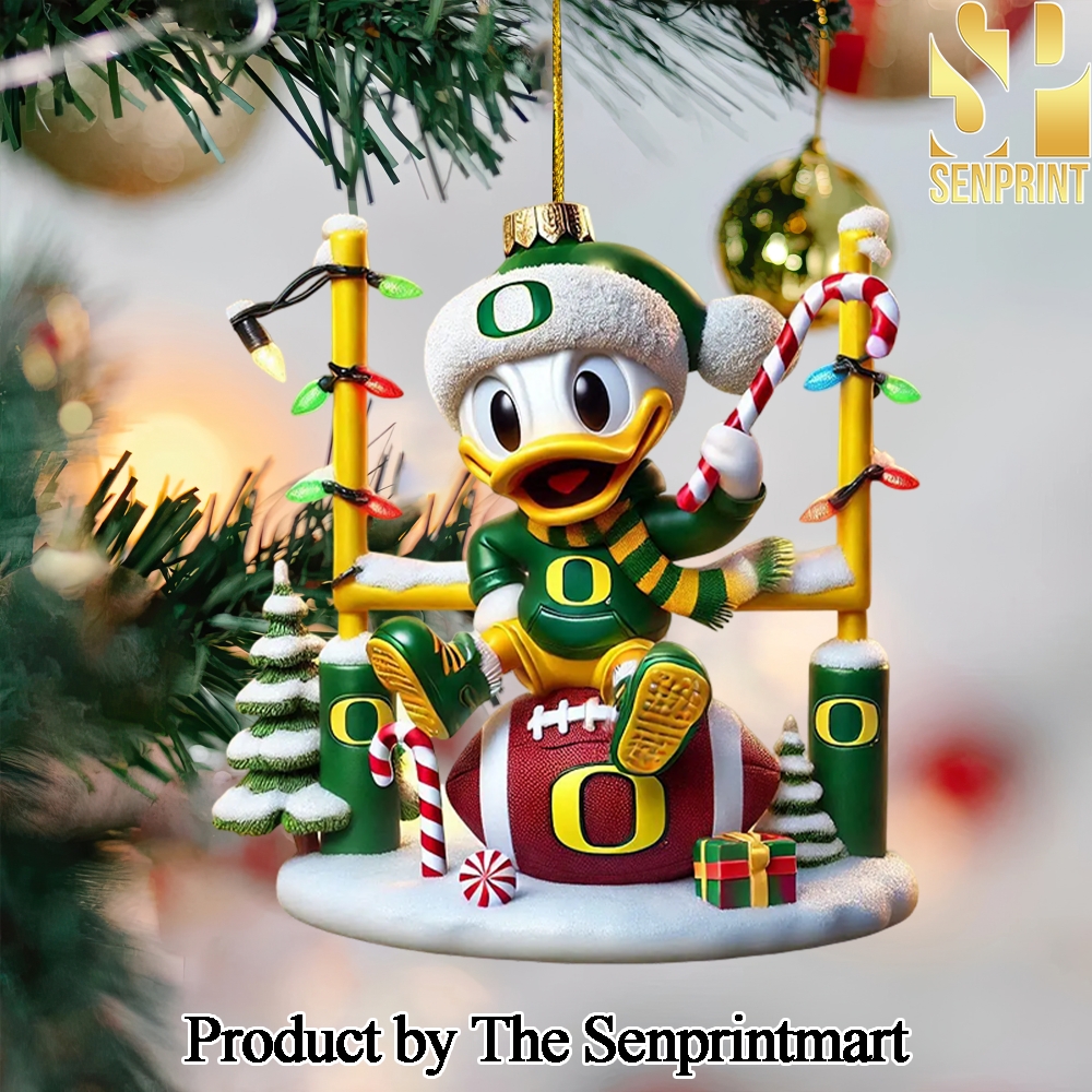 Oregon Ducks For Fans All Over Printed Christmas Figurine Ornaments SEN1265