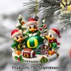 Oregon Ducks For Fans Full Printing Christmas Figurine Ornaments SEN1371