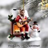 Post Malone For Fan All Over Printed Christmas Figurine Ornaments SEN1392