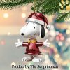 Snoopy and Charlie Brown For Fans Full Printed Christmas Figurine Ornaments SEN1165