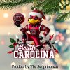 South Carolina Gamecocks Gift Ideas All Over Print Christmas Figurine Ornaments SEN1222