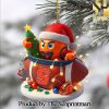 Syracuse Orange Gift Ideas Full Printing Christmas Figurine Ornaments SEN1442