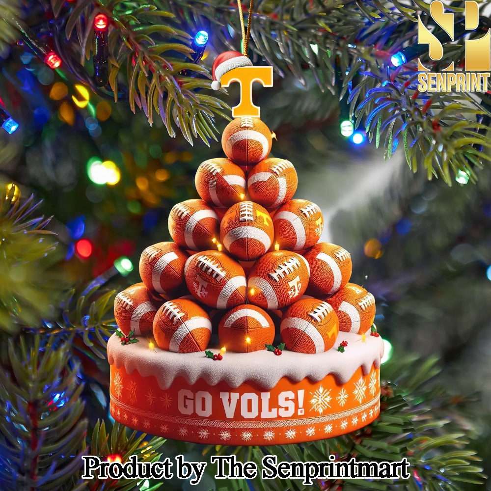 Tennessee Volunteers For Fan Full Printed Christmas Figurine Ornaments SEN1388