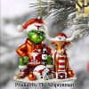 Texas Longhorns For Fan All Over Printed Christmas Figurine Ornaments SEN1408