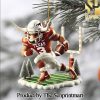 Texas Longhorns For Fans All Over Printed Christmas Figurine Ornaments SEN1409