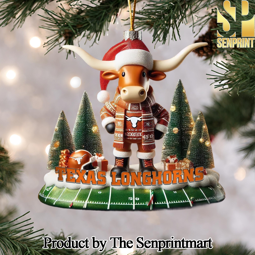 Texas Longhorns Gift Ideas 3D Christmas Figurine Ornaments SEN1157