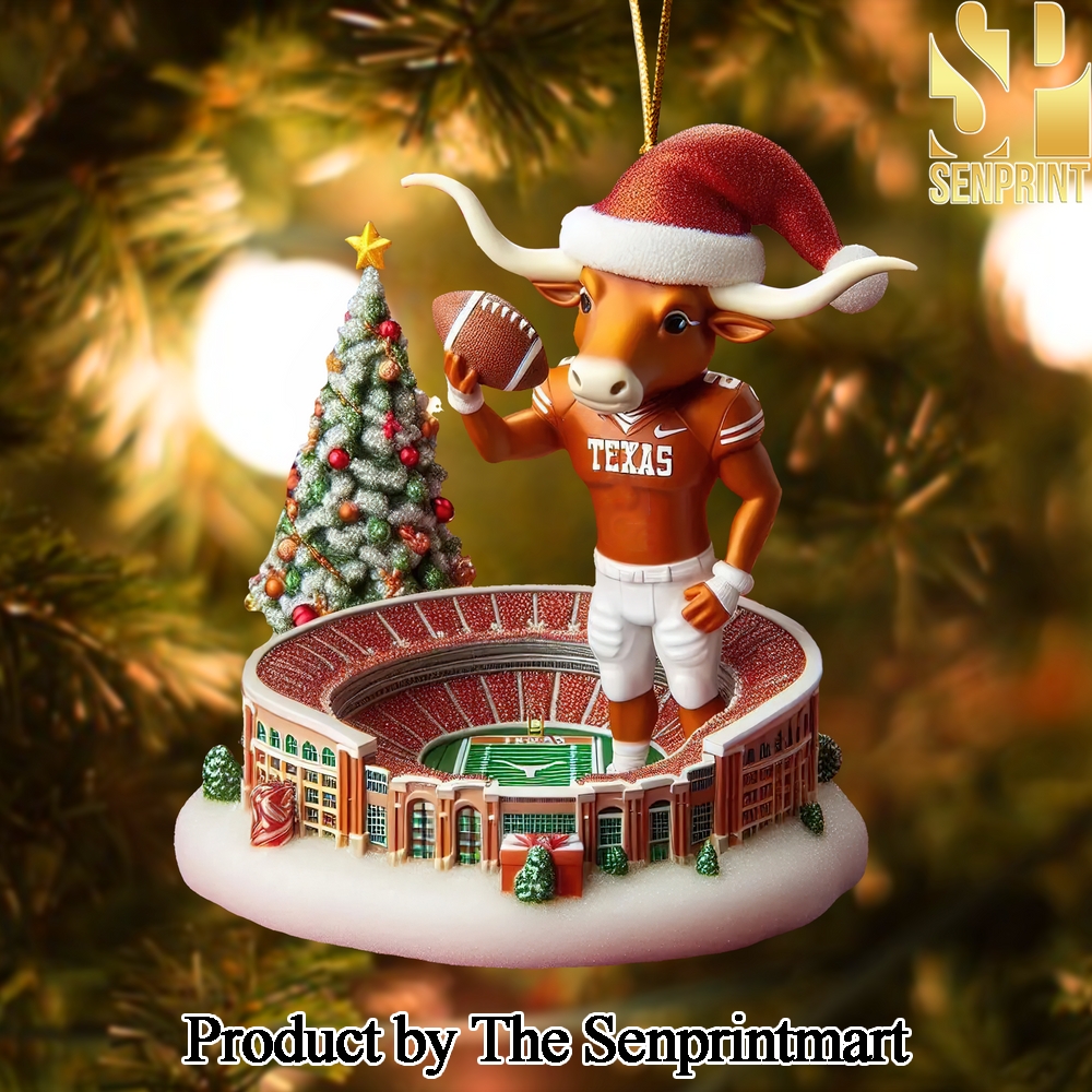 Texas Longhorns Gift Ideas 3D Christmas Figurine Ornaments SEN1413