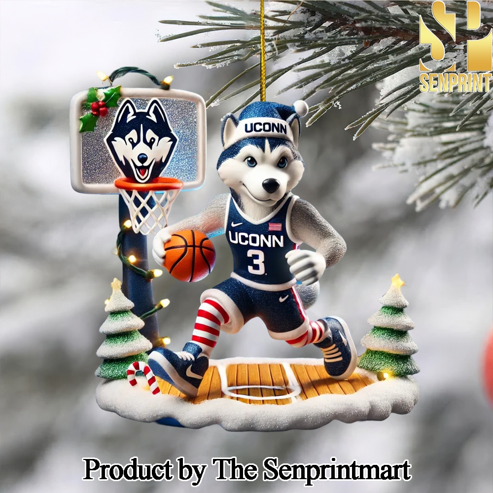 UConn Huskies For Fan All Over Printed Christmas Figurine Ornaments SEN1280