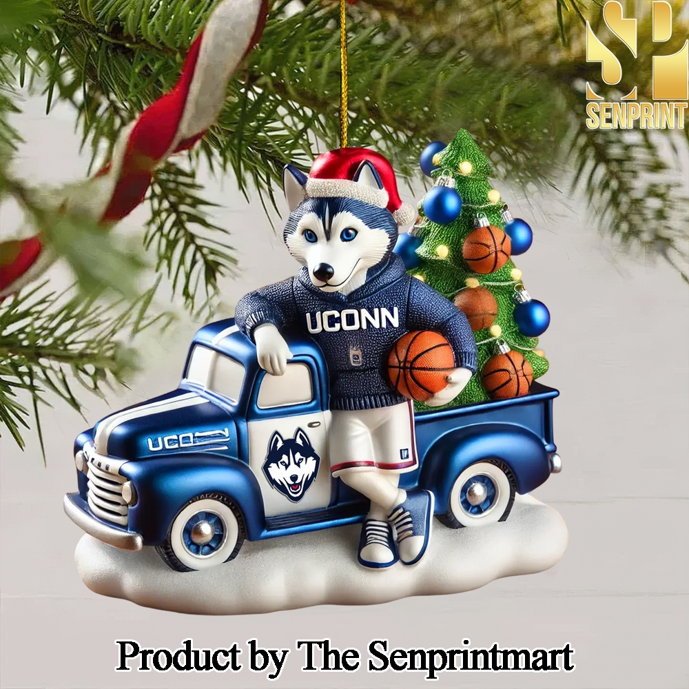 UConn Huskies For Fan Full Printed Christmas Figurine Ornaments SEN1276