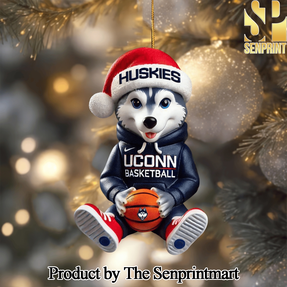 UConn Huskies For Fans All Over Print Christmas Figurine Ornaments SEN1279