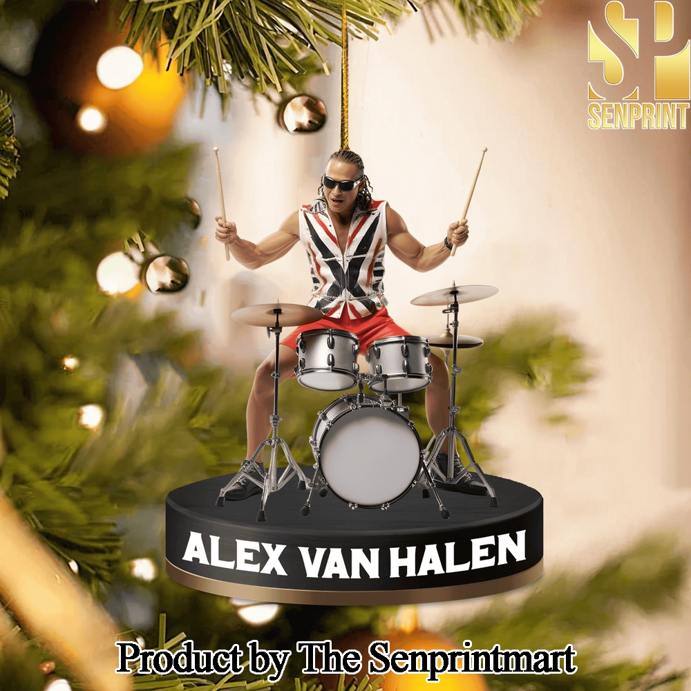 Van Halen For Fans Full Printing Christmas Figurine Ornaments SEN1227