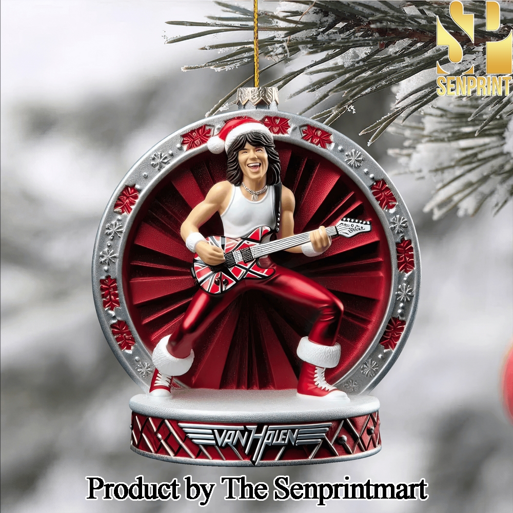 Van Halen Gift Ideas Full Printing Christmas Figurine Ornaments SEN1250