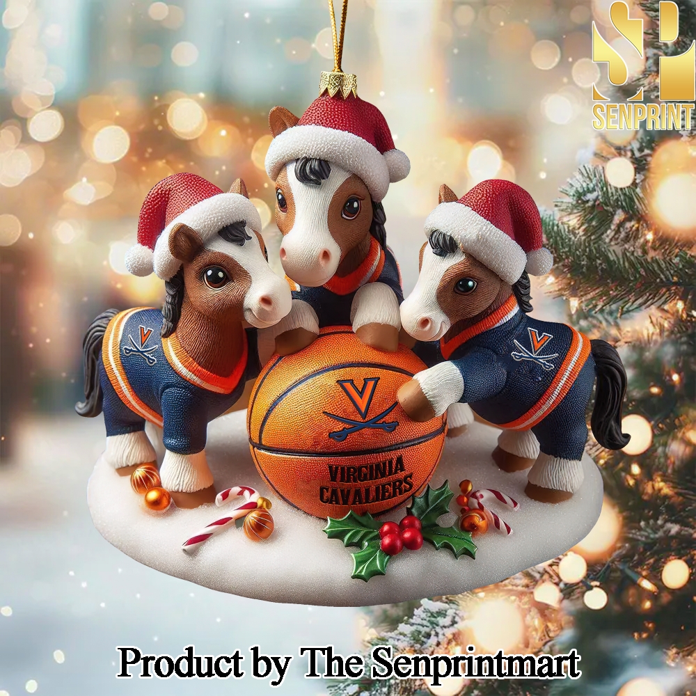 Virginia Cavaliers Gift Ideas Full Print Christmas Figurine Ornaments SEN1283