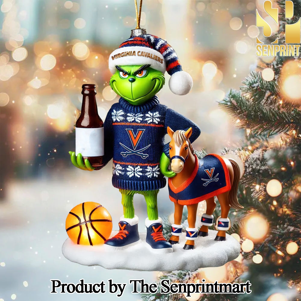 Virginia Cavaliers Gift Ideas Full Printed Christmas Figurine Ornaments SEN1284