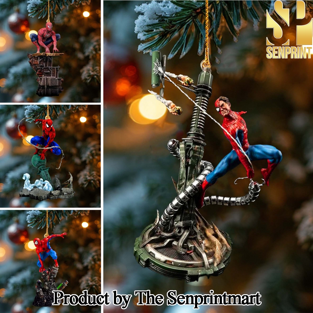 Spider-Man Unique Full Printing Christmas Figurine Ornaments SEN0962