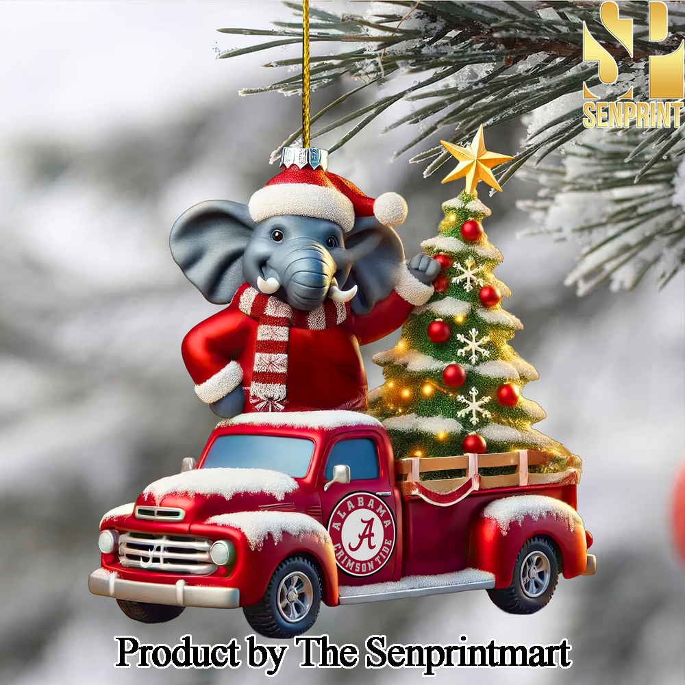 Alabama Crimson Tide For Fan Full Printed Christmas Figurine Ornaments SEN1212