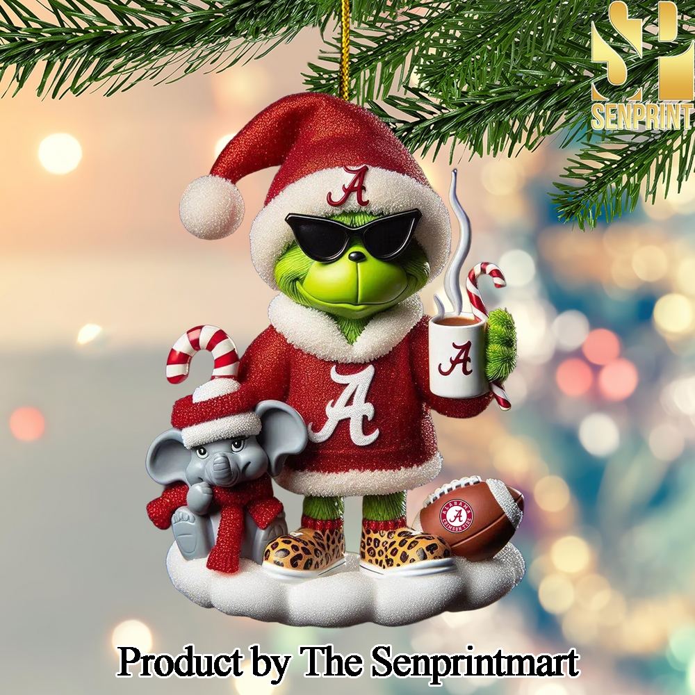 Alabama Crimson Tide For Fans All Over Print Christmas Figurine Ornaments SEN1423