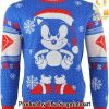 Sonic The Hedgehog Crew Neck Light Up Christmas Holiday Sweater SEN1315