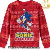 Official Sonic The Hedgehog Sonic Gem For Christmas Gifts Christmas Ugly Wool Knitted Sweater SEN1314