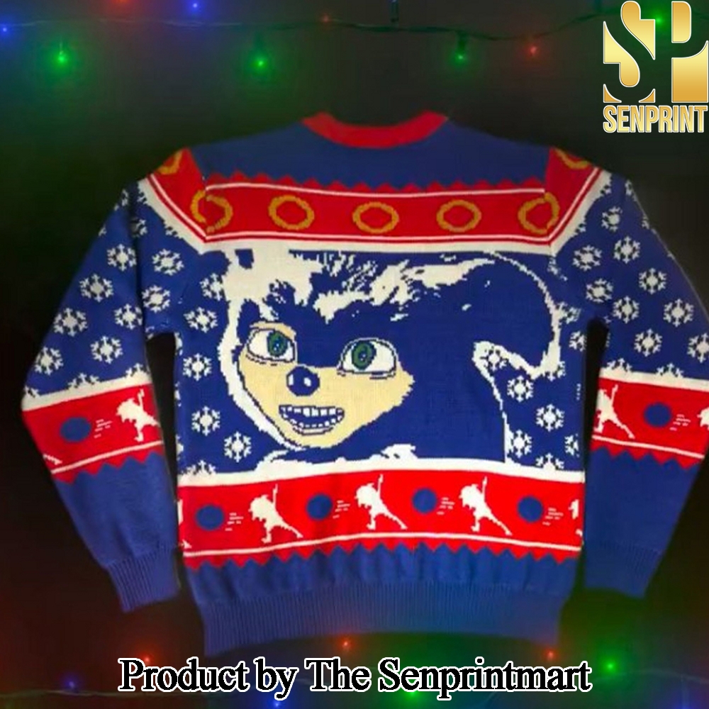 Sonic the Hedgehog For Christmas Gifts Woolen Christmas Sweater SEN1318