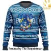 Sonic the Hedgehog Tonal Portrait For Christmas Gifts Ugly Xmas Wool Knitted Sweater SEN1322