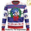 Sonic the Hedgehog Tonal Portrait For Christmas Gifts Ugly Xmas Wool Knitted Sweater SEN1322