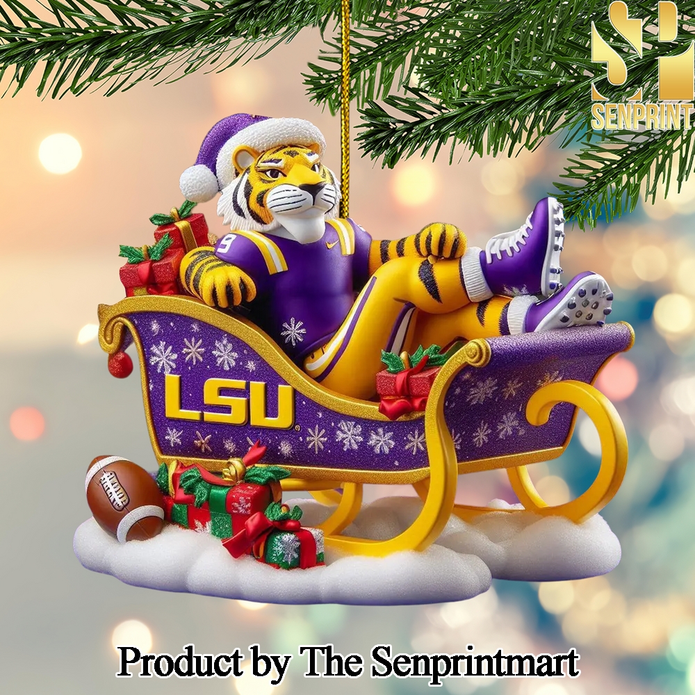 LSU Tigers For Fans Full Printed Christmas Figurine Ornaments SEN1133