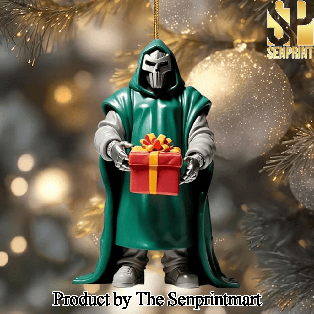 MF DOOM Doomsday For Fans Full Printing Christmas Figurine Ornaments SEN1403