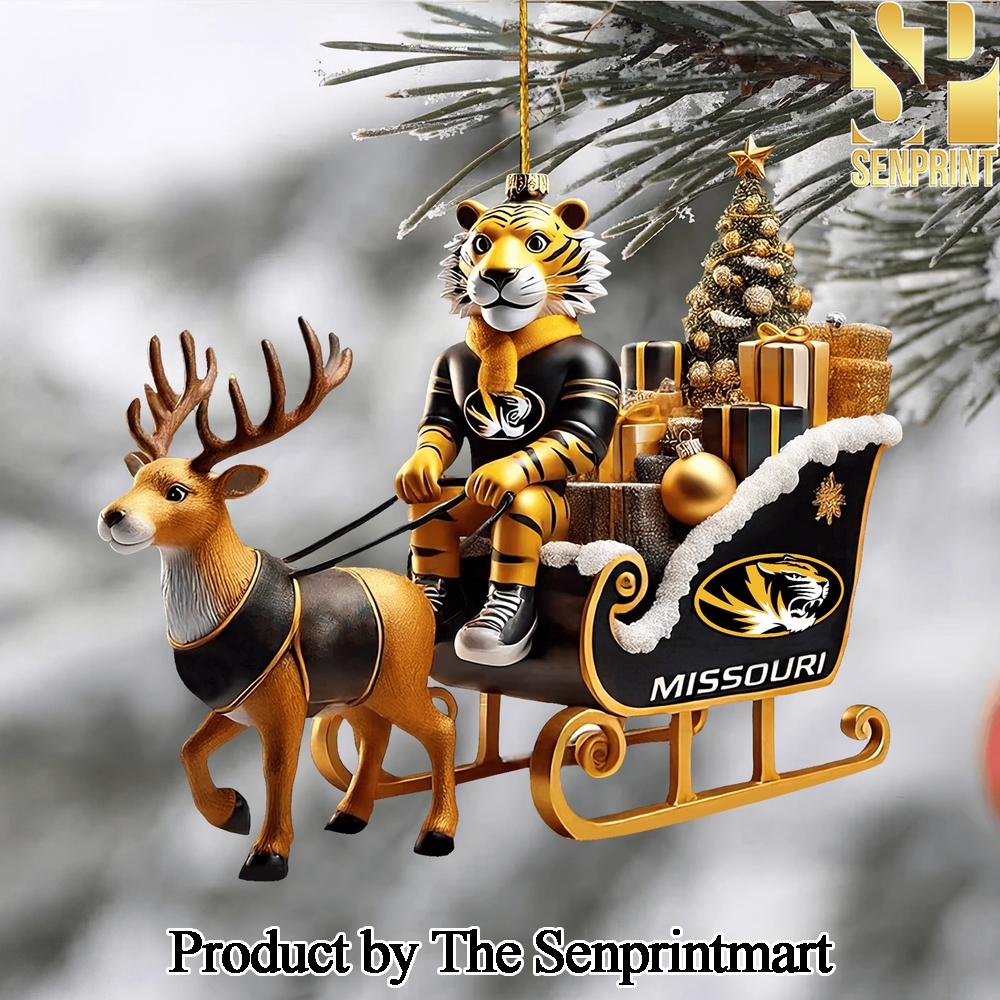 Missouri Tigers Gift Ideas Full Printed Christmas Figurine Ornaments SEN1204