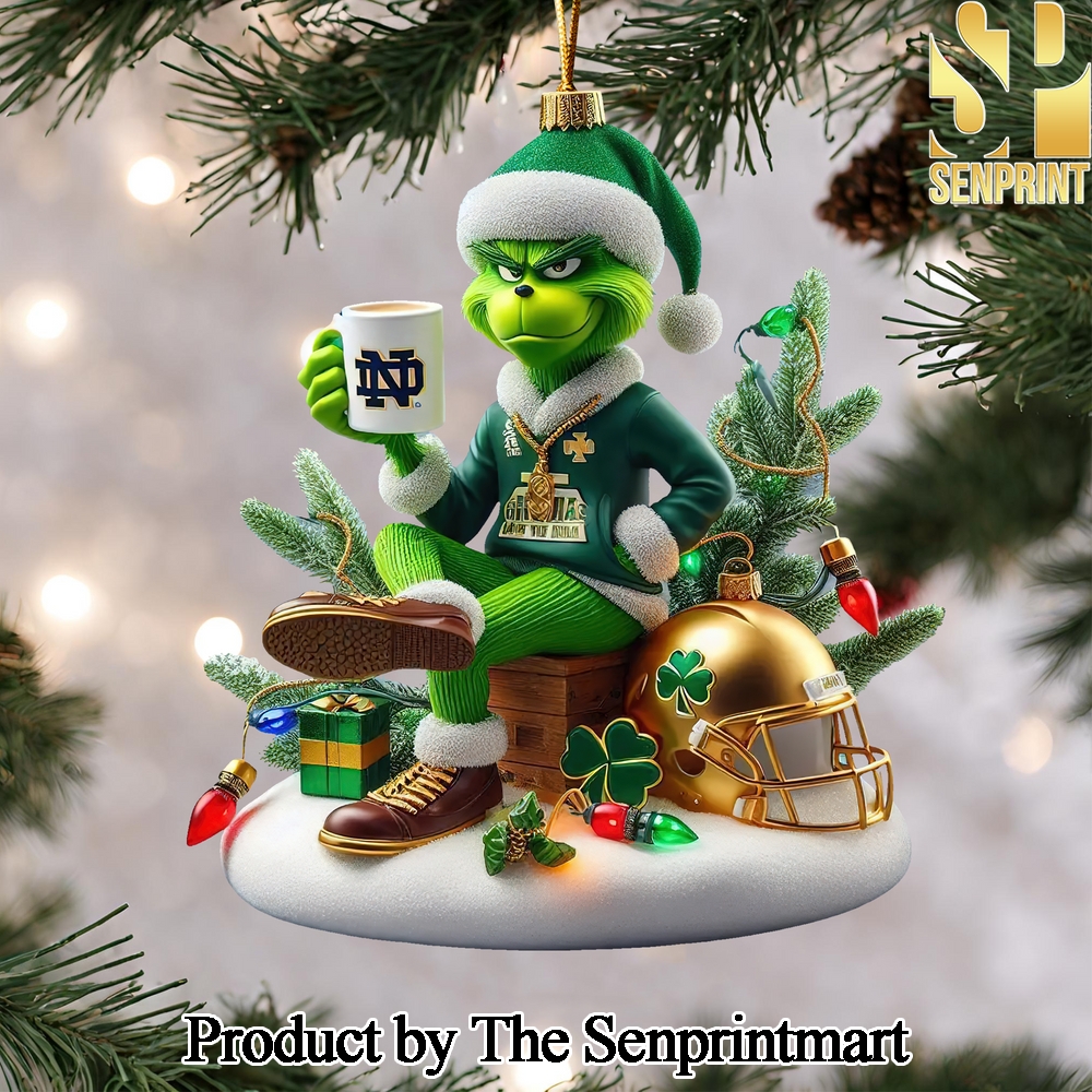 Notre Dame Fighting Irish Gift Ideas 3D Christmas Figurine Ornaments SEN1285