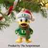 Oregon Ducks For Fan All Over Printed Christmas Figurine Ornaments SEN1264