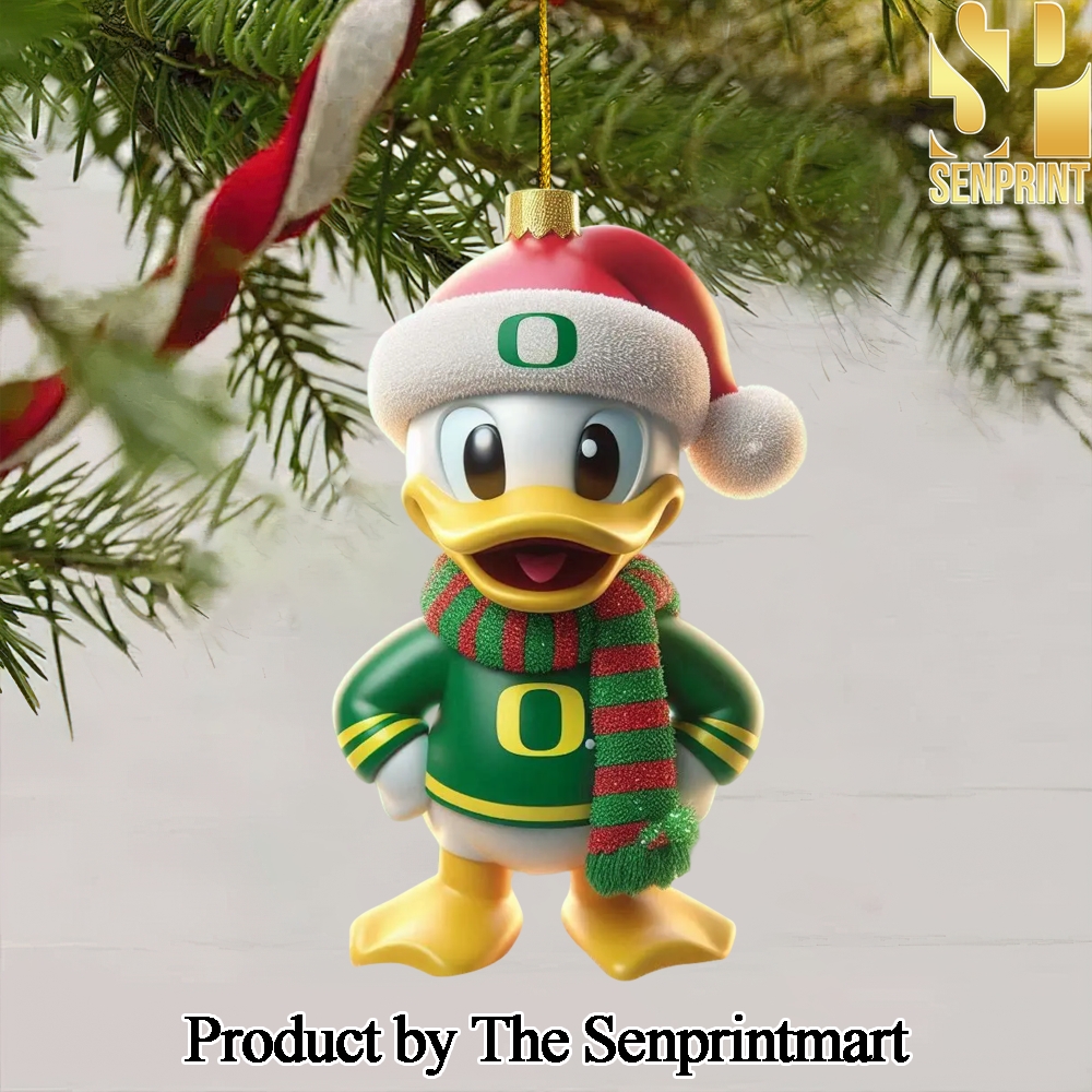 Oregon Ducks For Fan All Over Print Christmas Figurine Ornaments SEN1262