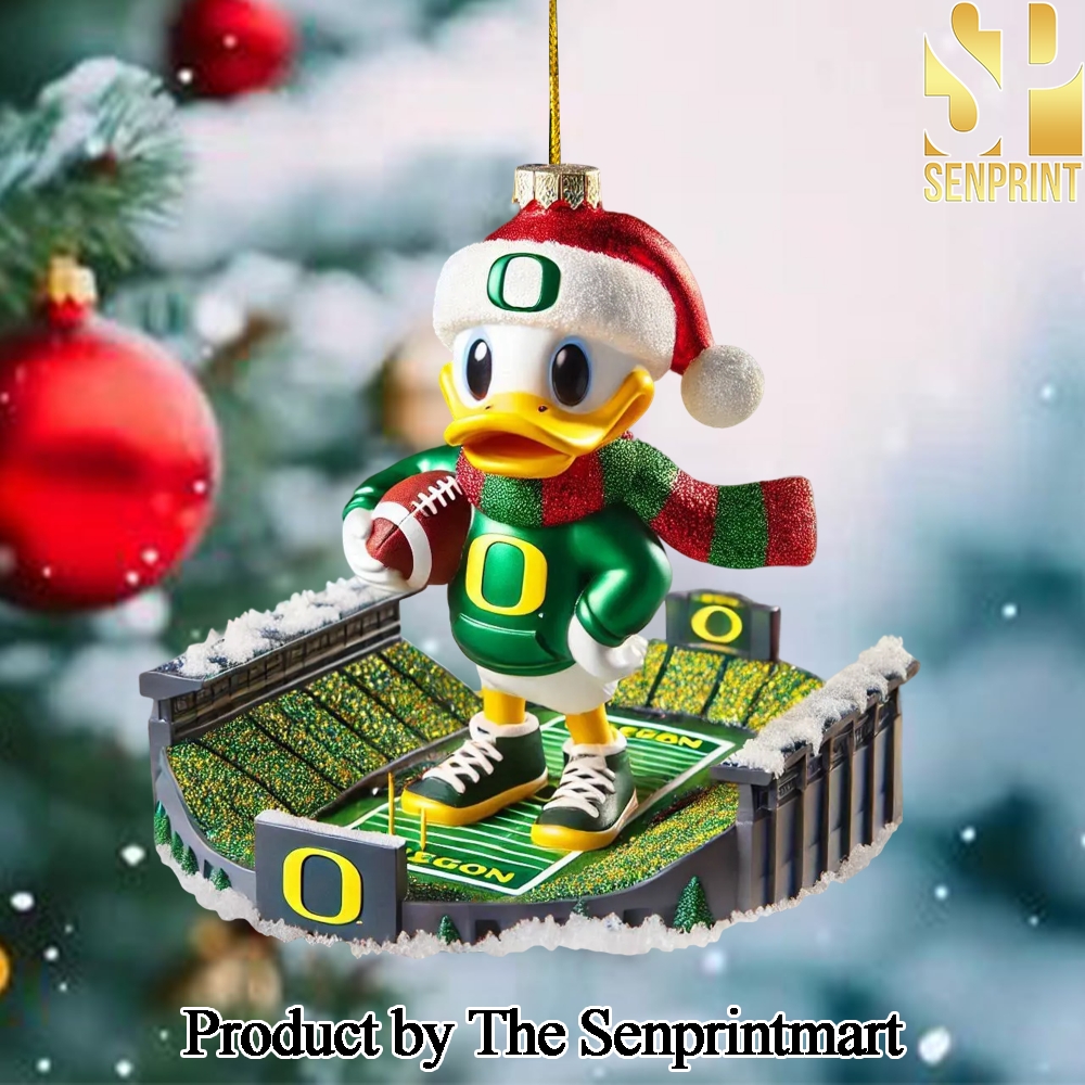 Oregon Ducks For Fan Full Printed Christmas Figurine Ornaments SEN1260