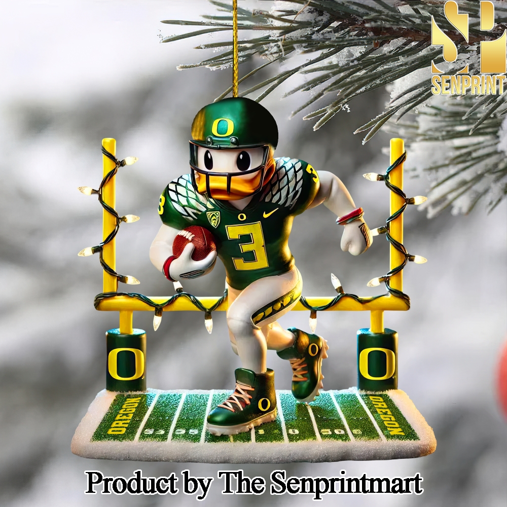 Oregon Ducks For Fan Full Printing Christmas Figurine Ornaments SEN1370