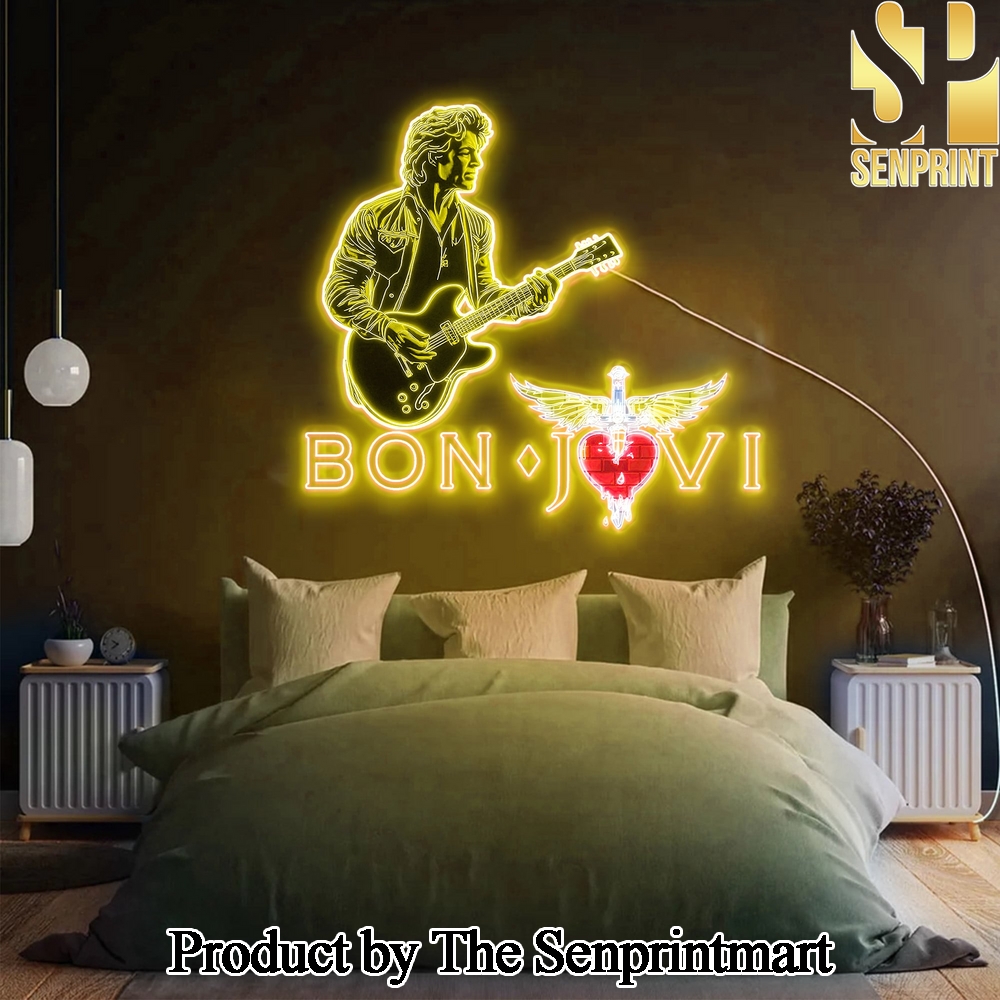 Bon Jovi Neon Sign Christmas Decor SEN1627