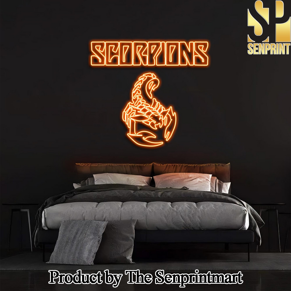 Scorpions Rock Band Neon Sign Christmas Decor SEN1762