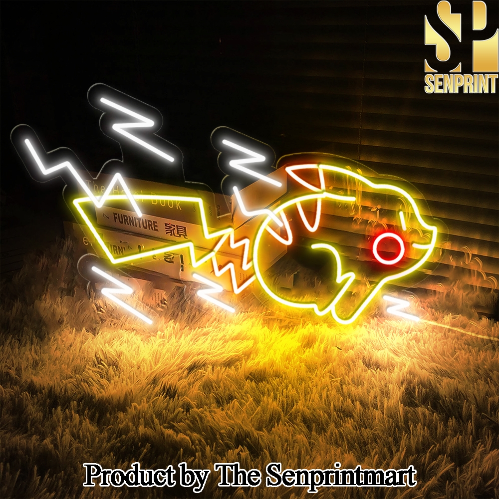 Pokemon Anime Pikachu Furniture Decor Neon Led Sign SEN1759