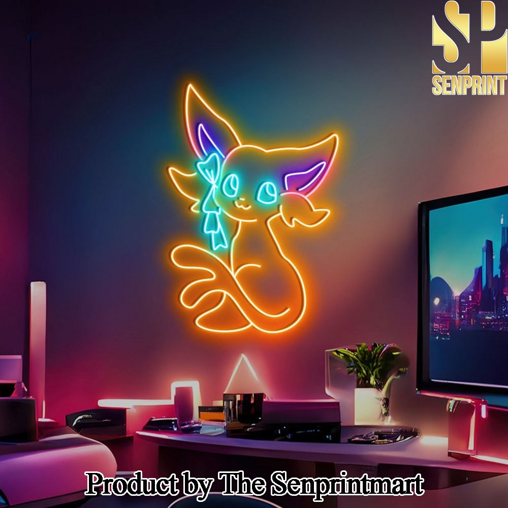 Pokemon Espeon Gift Ideas Neon Led Sign SEN1776