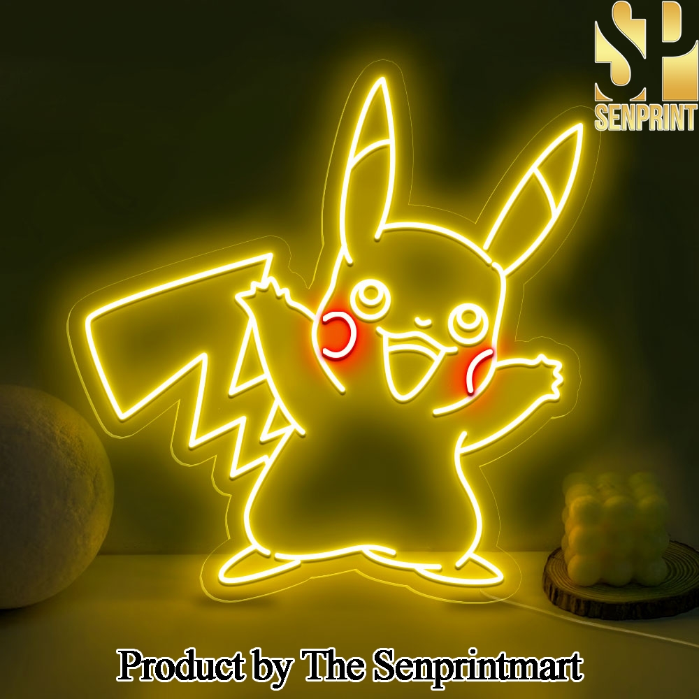 Pokemon Pikachu Gift Ideas Neon Led Sign SEN1746