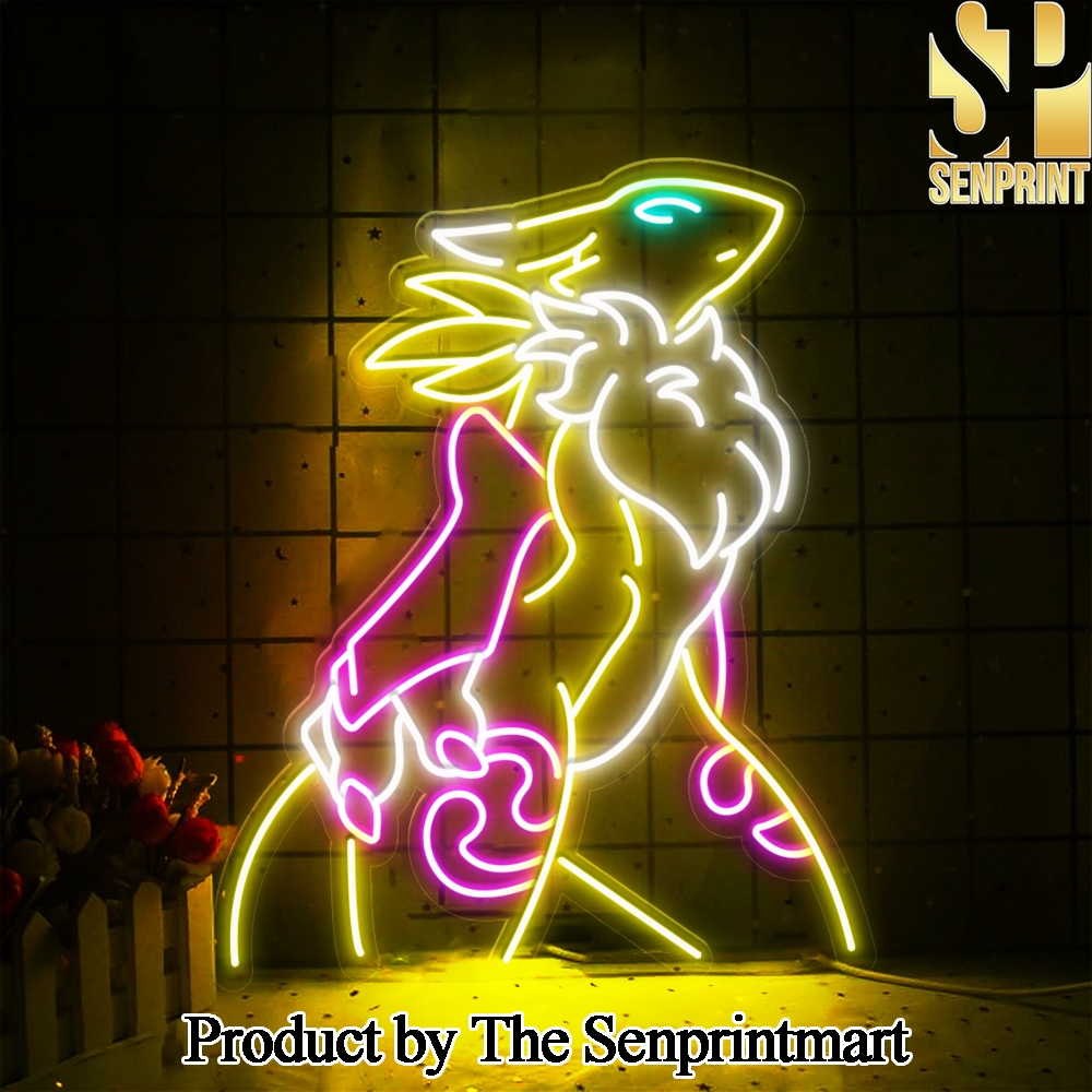 Pokemon Renamon Digimon Wall Art Decor Neon Led Sign SEN1766