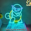 Pokemon Squirtle With Glasses Wall Art Decor Neon Led Sign SEN1775