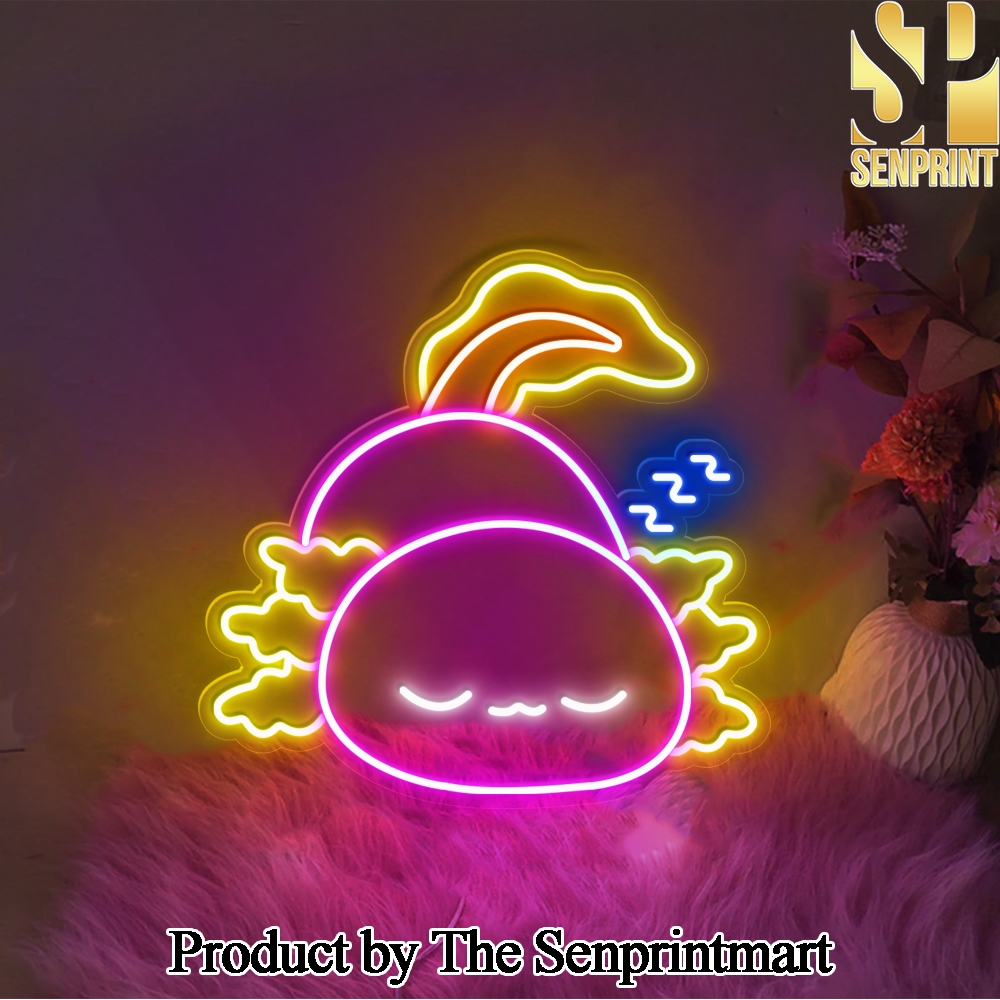 Cartoon Sleeping Gift Ideas Neon Led Sign SEN1755