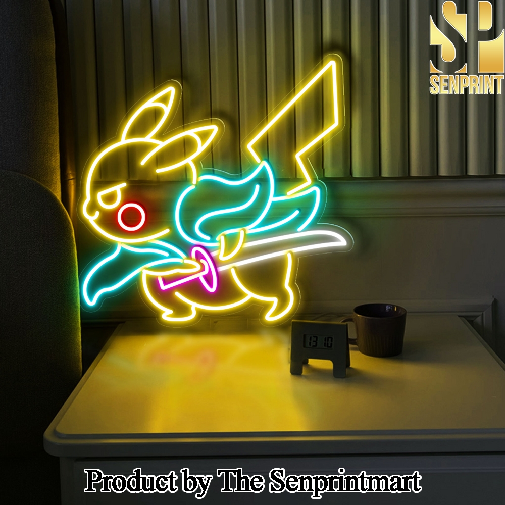 Ninja Pikachu Furniture Decor Neon Led Sign SEN1744