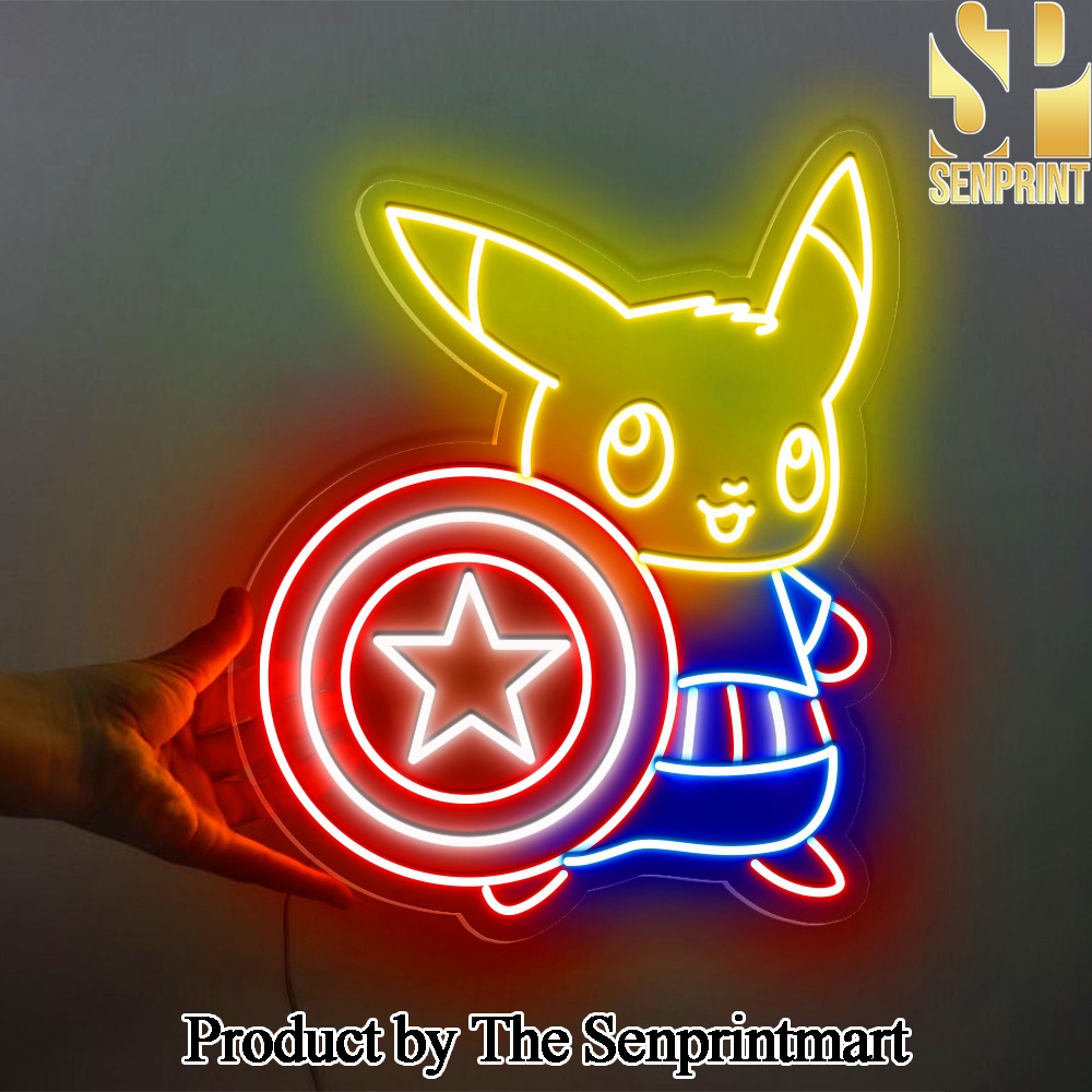 Pikachu Wall Art Decor Neon Led Sign SEN1721